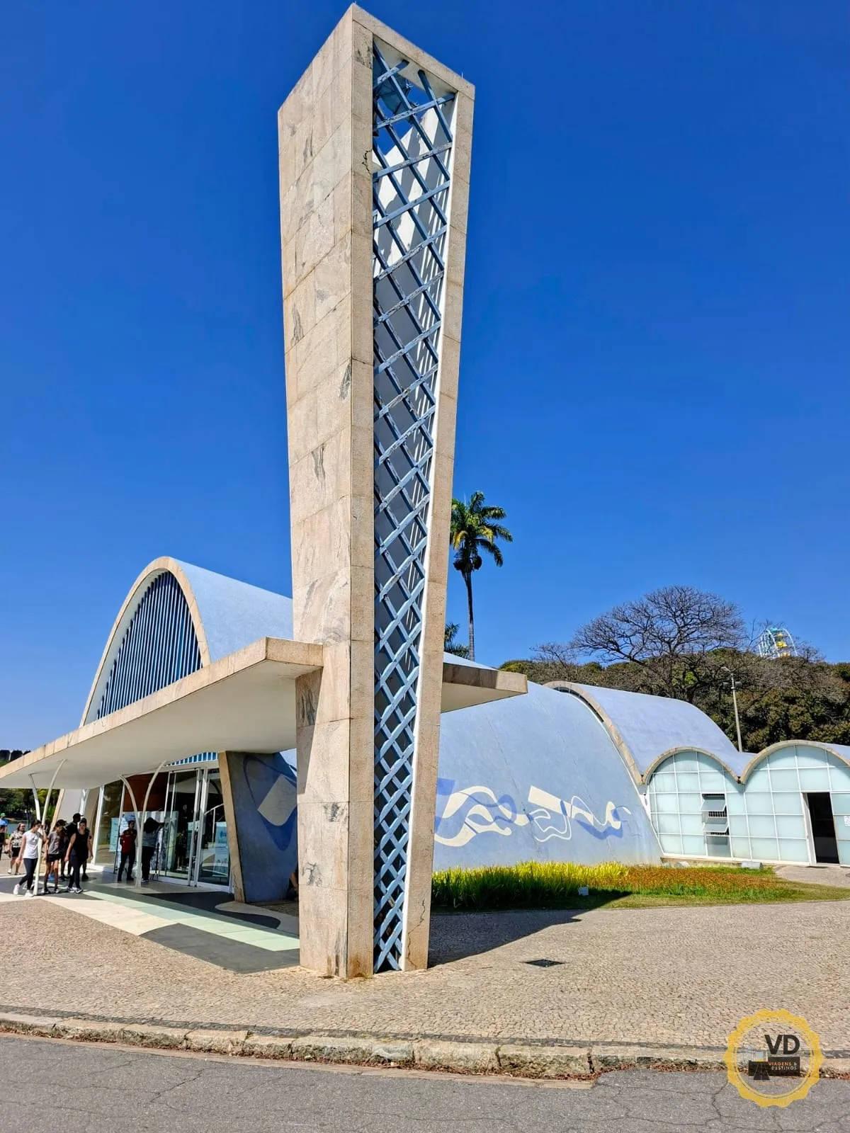 Igreja São Francisco de Assis na Pampulha, obra de Oscar Niemeyer, em Belo Horizonte