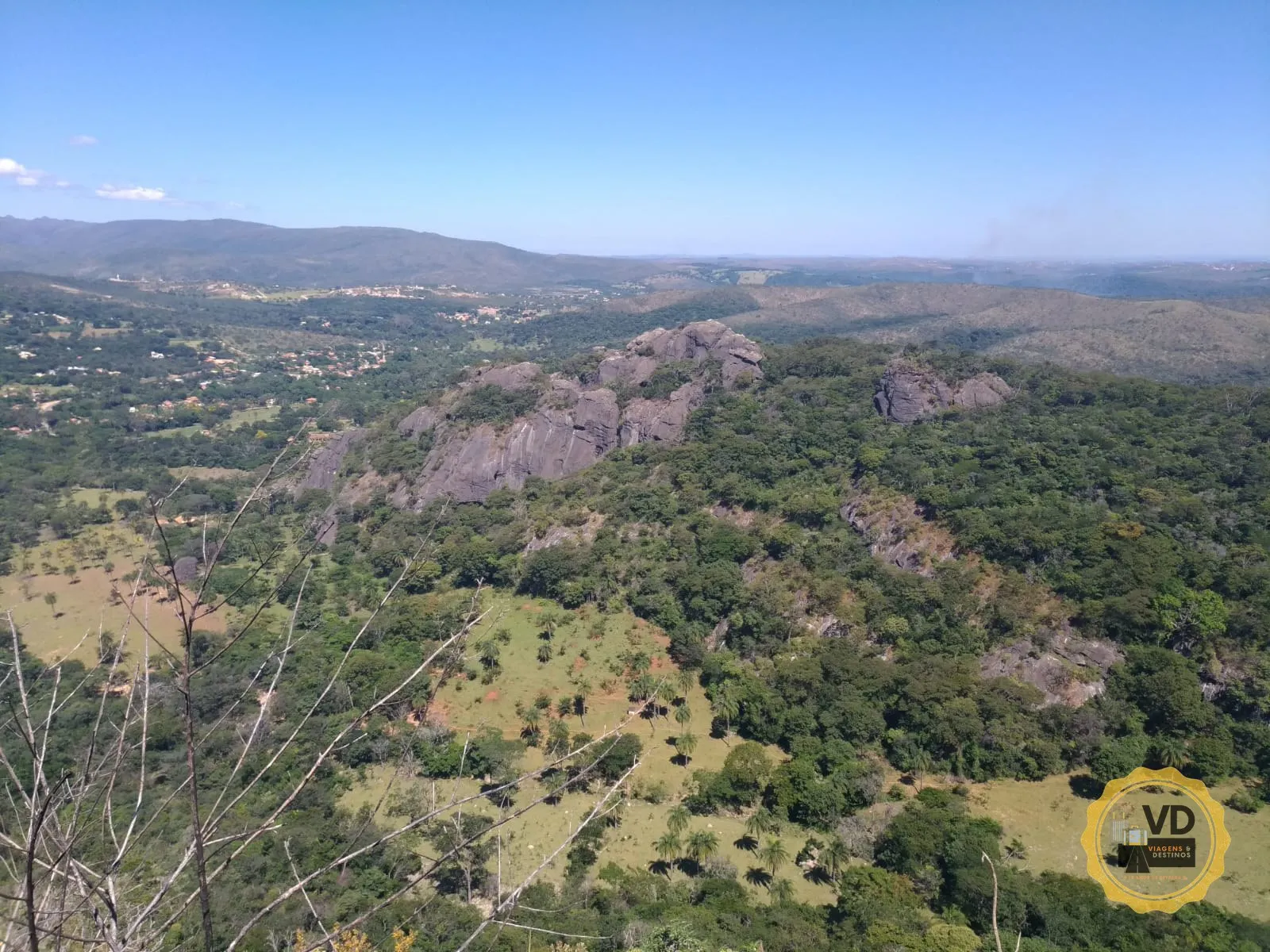 Vista da Serra do Cipó, em Minas Gerais